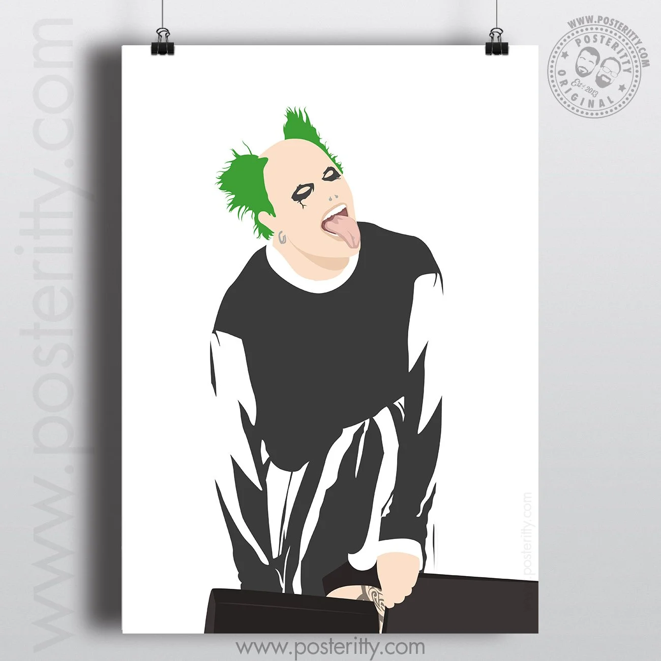 Keith Flint - Minimalist Poster
