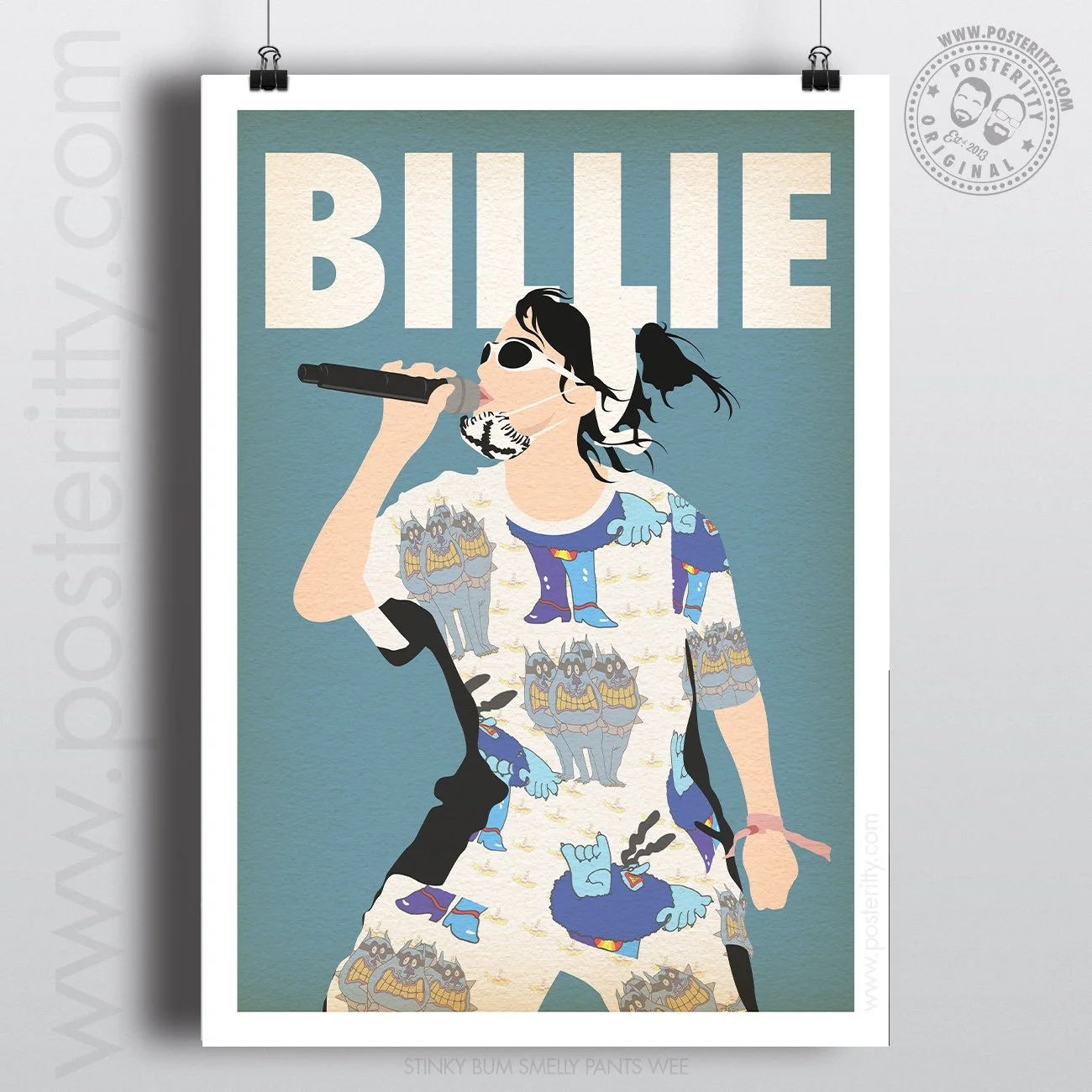 Billie Eilish Music Icon - Minimalist Poster