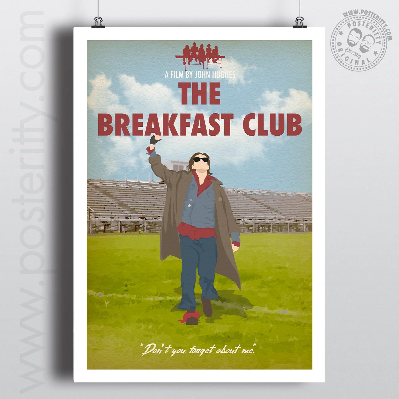 The Breakfast Club (Final Scene) - Minimalist Movie Poster