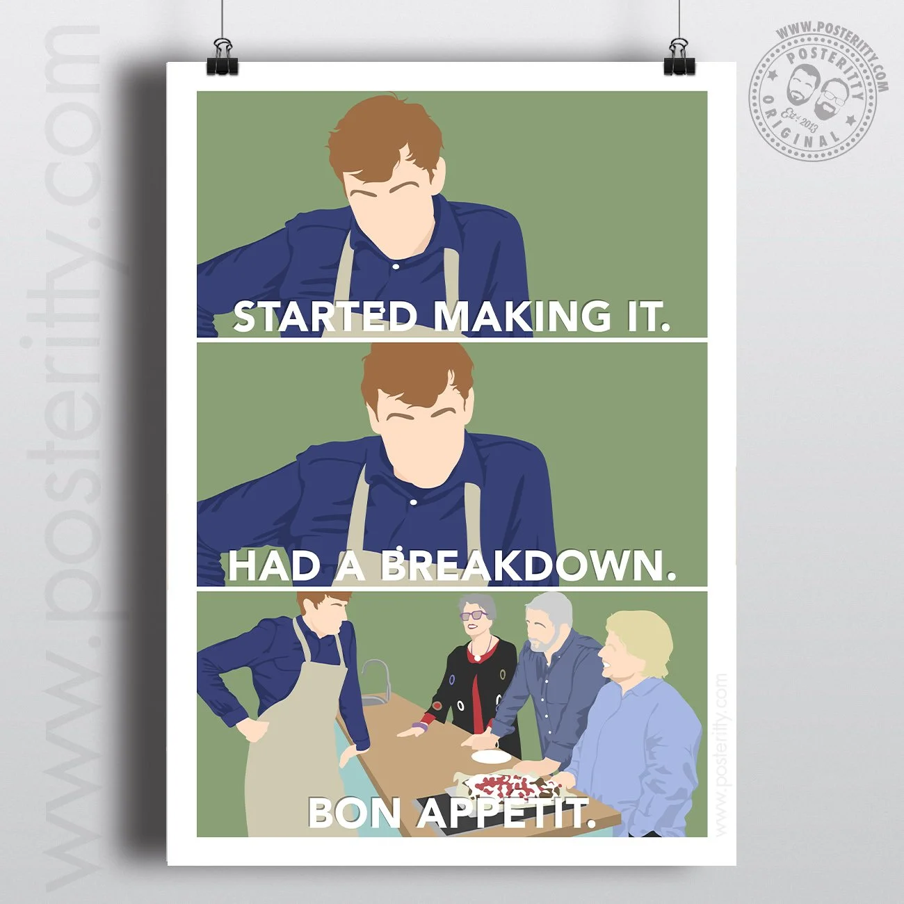 James Acaster (Great British Bake Off) - Minimalist Quote Poster