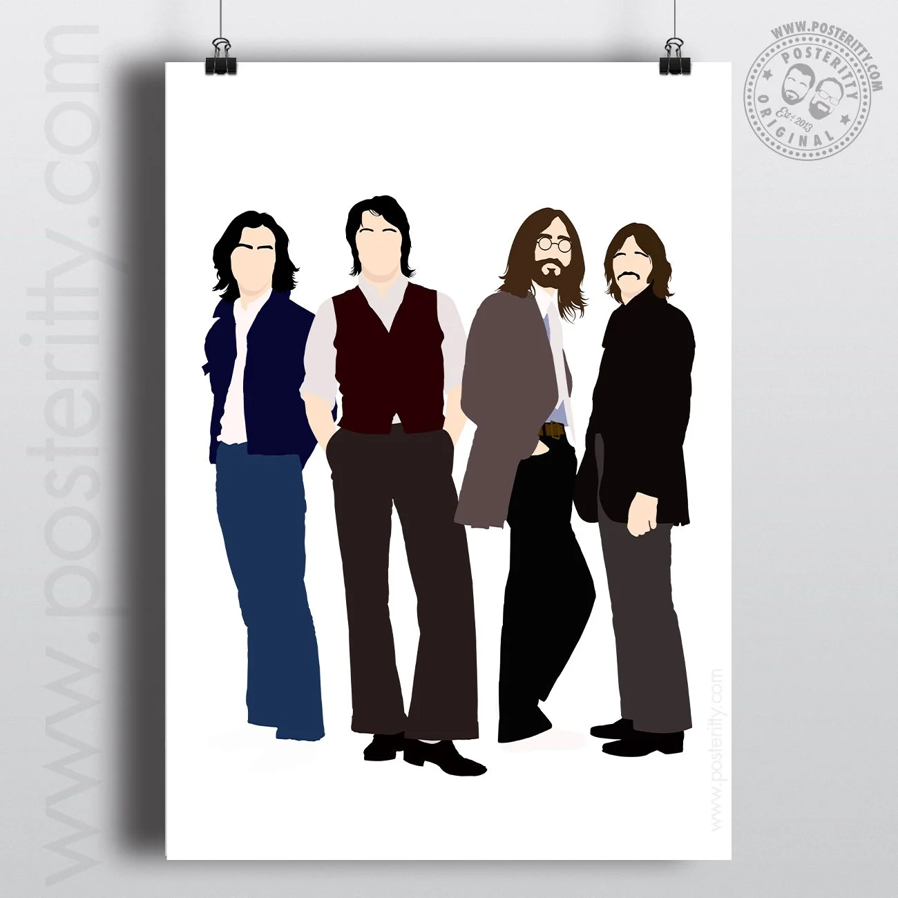 The Beatles - Minimalist Band Poster