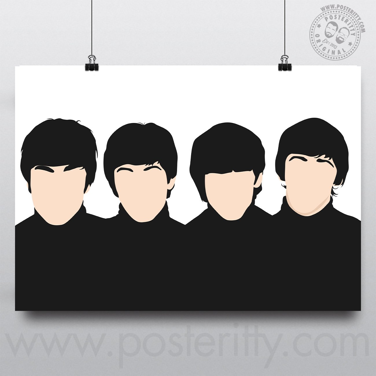 The Beatles (Bowls) - Minimalist Band Poster