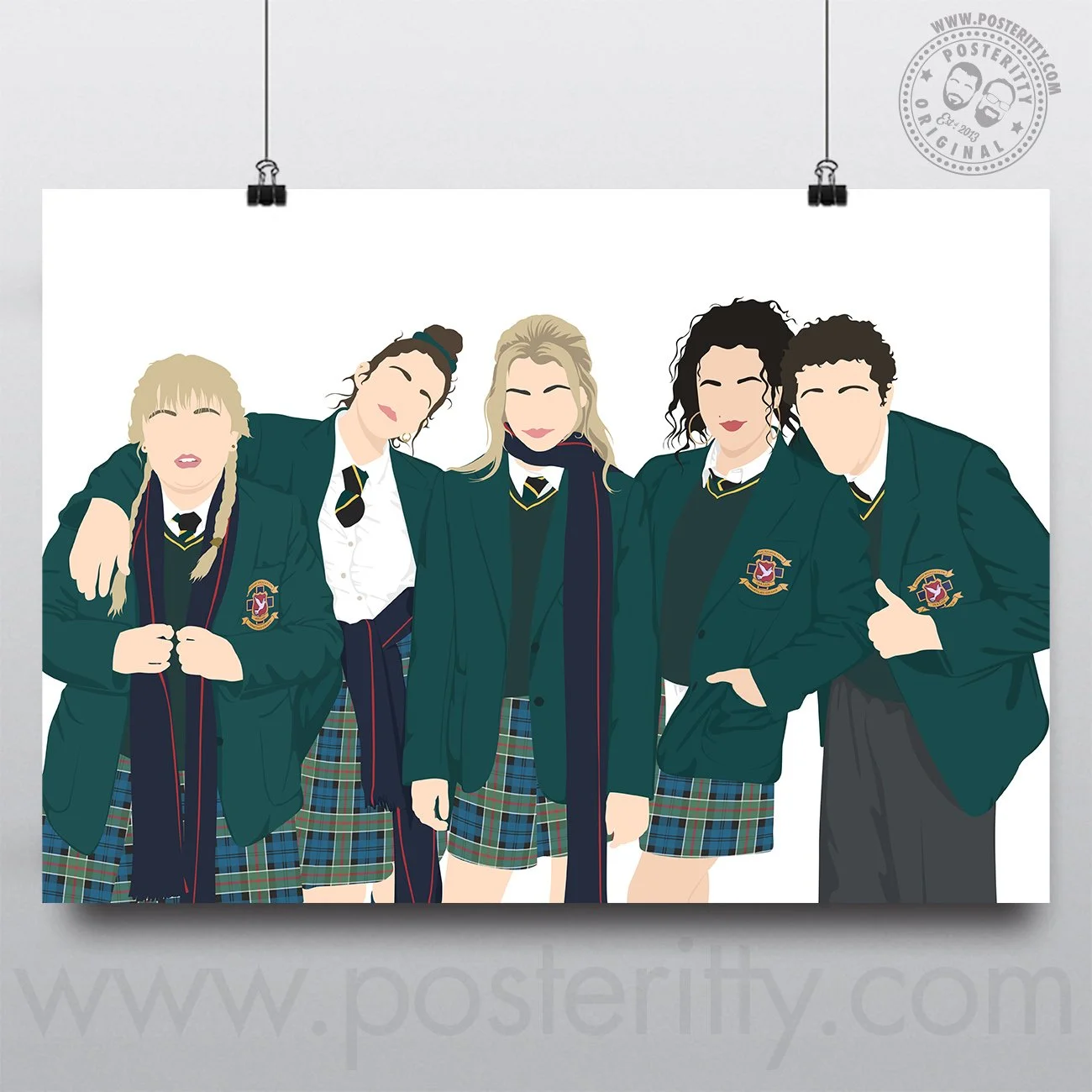Derry Girls - Minimalist Sitcom Poster