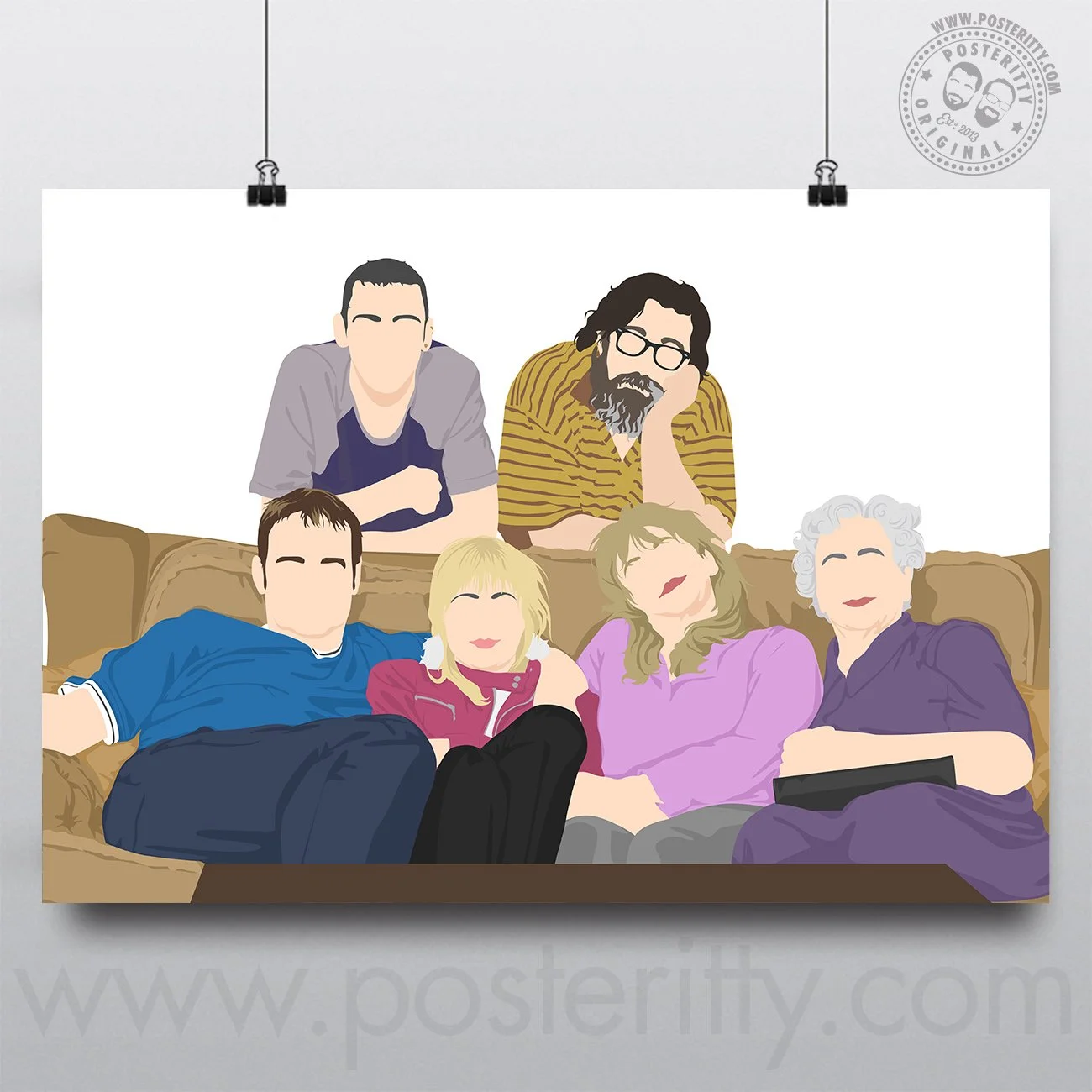The Royle Family - Minimalist Sitcom Poster