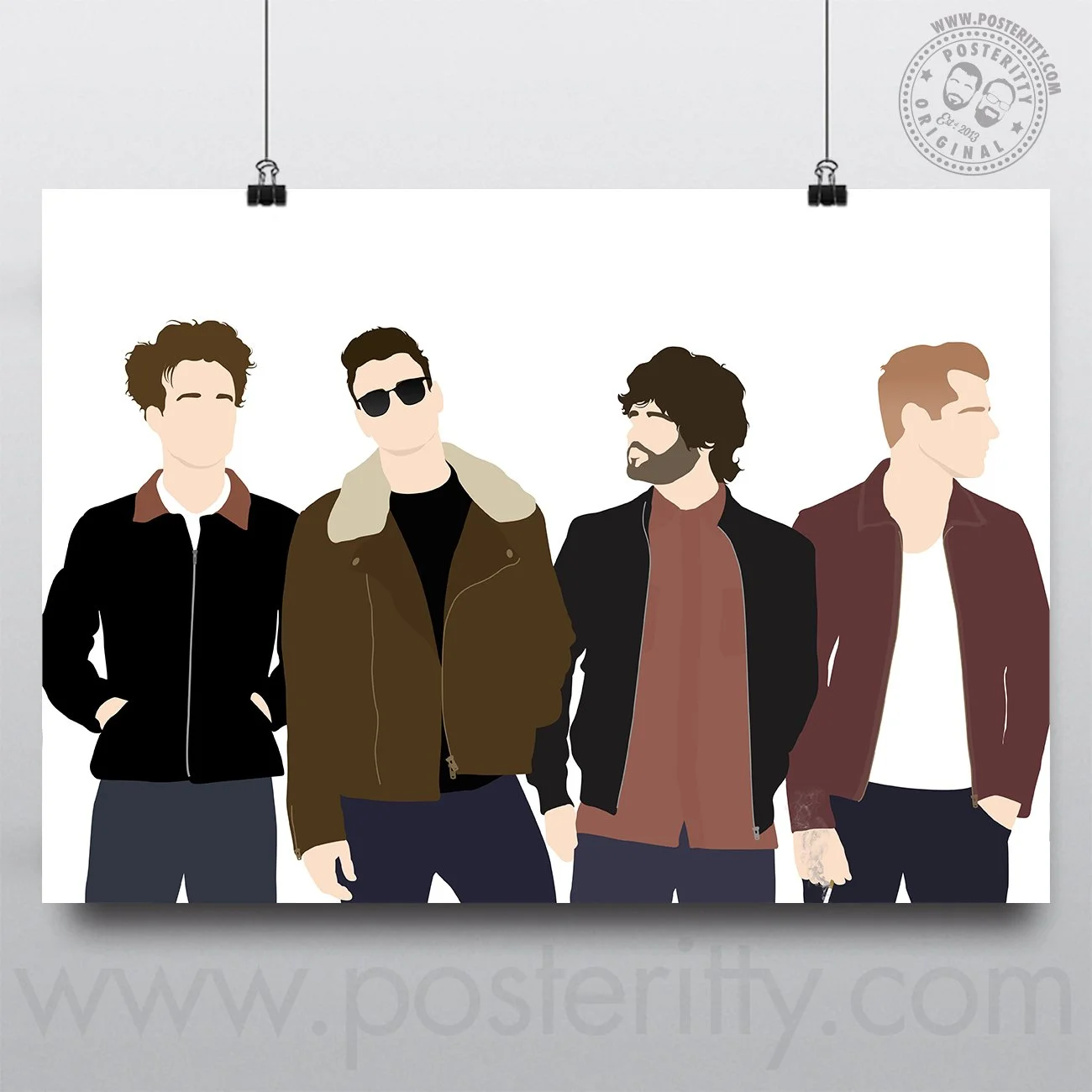 The Courteeners - Minimalist Band Poster