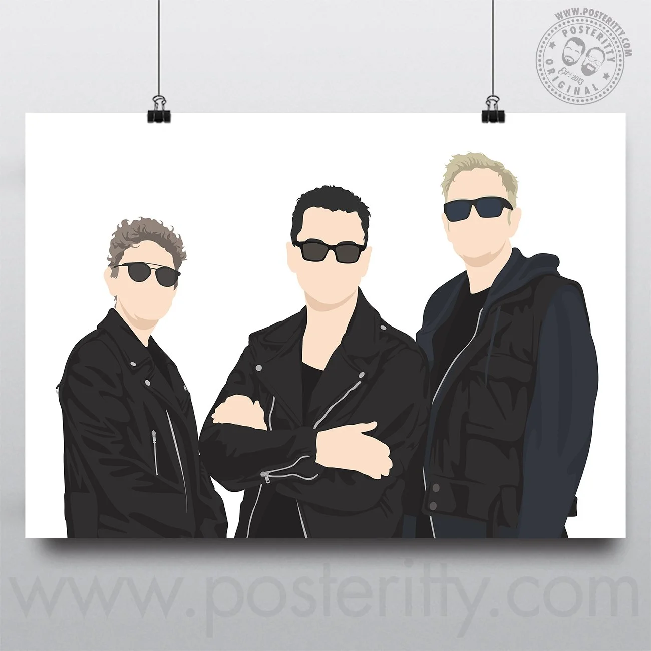 Depeche Mode (Landscape) - Minimalist Poster