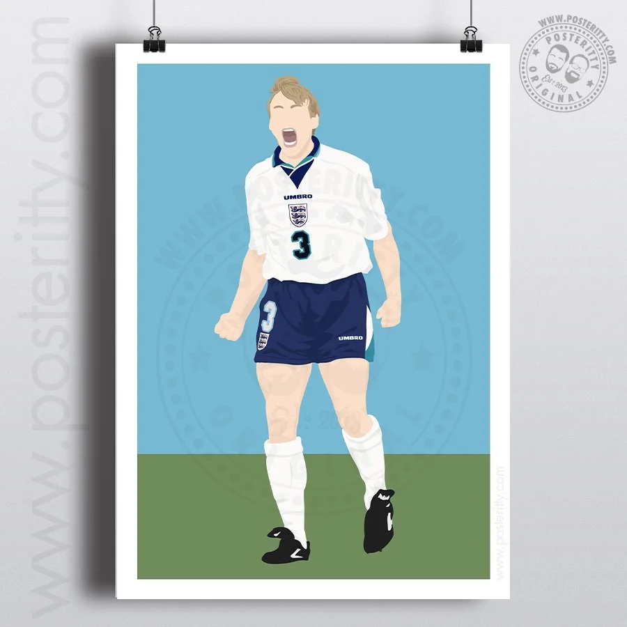 EURO 96 - Stuart Pearce - Minimalist Poster