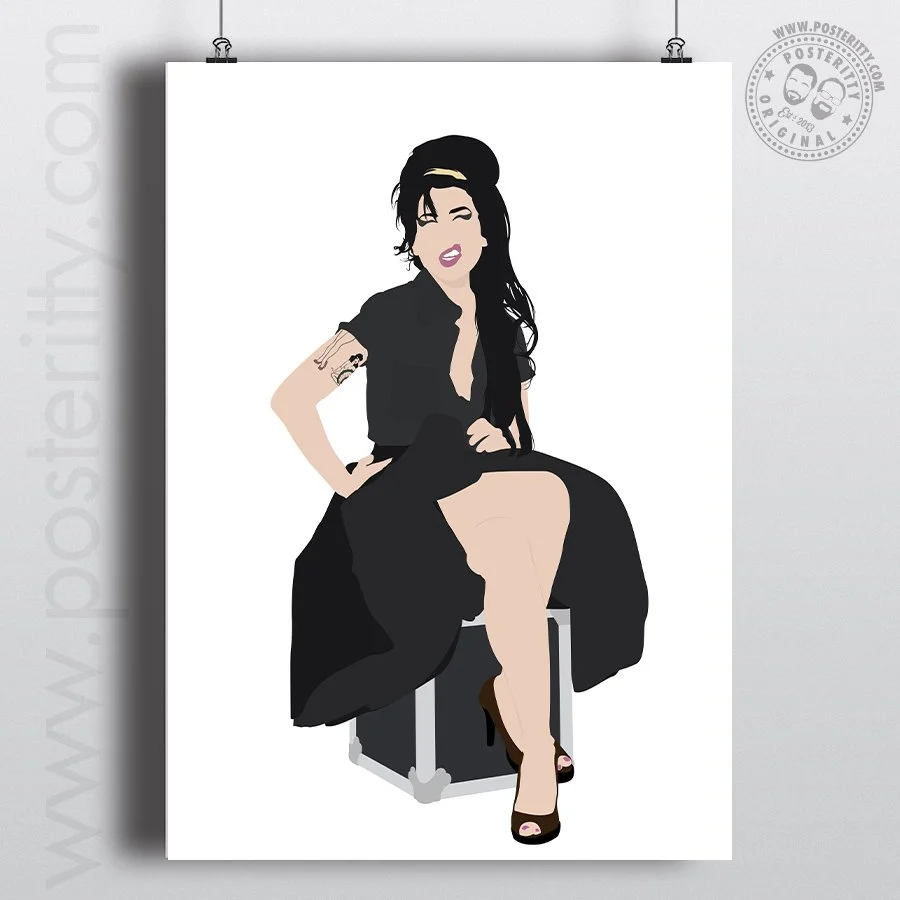 Amy Winehouse - Minimalist Poster