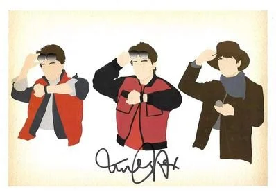 Three individuals wearing jackets and glasses, saluting with their right hands.