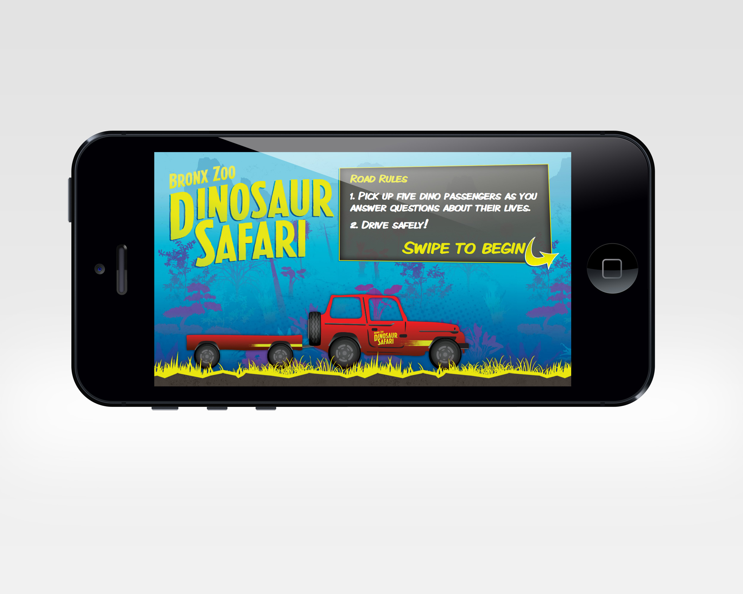   dinomobile   design, ux, development   Mobile quiz in support of the Bronx Zoo's Dinosaur Safari experience.   View Project     