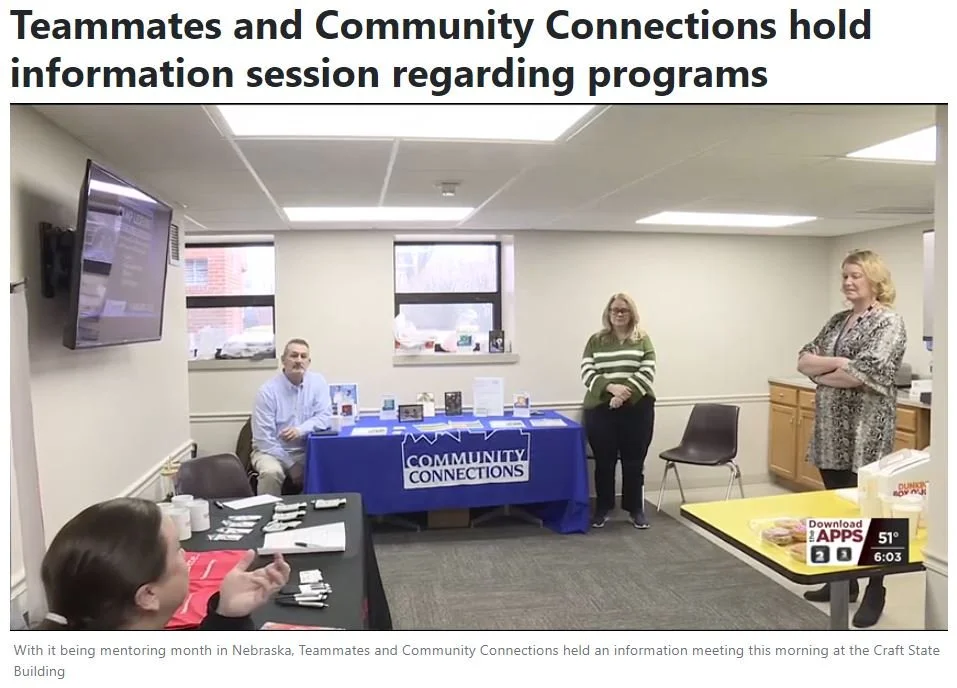 Teammates and Community Connections hold information session regarding programs