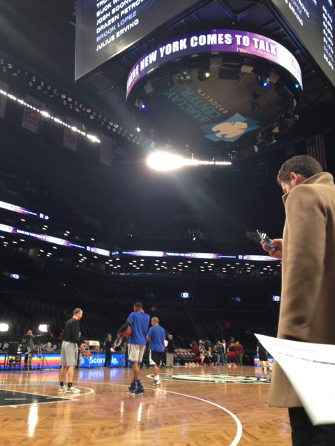 The Massive Jumbotron at the Barclays Center