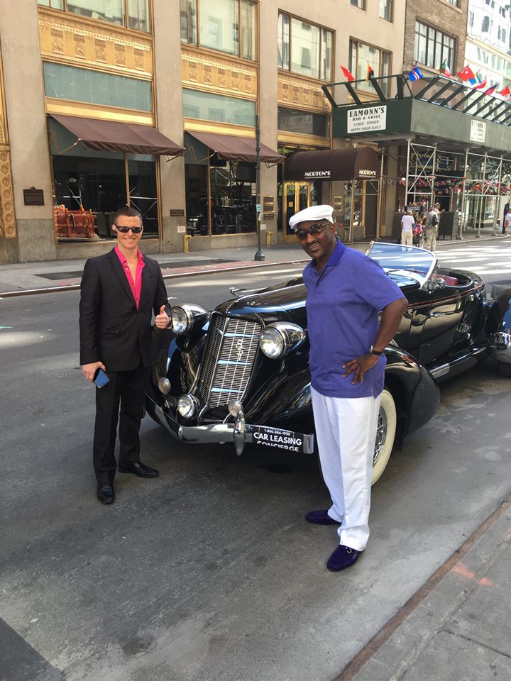 Paul Maloney with Ronald Rollieson and his 1936 Auburn 850 Supercharged!