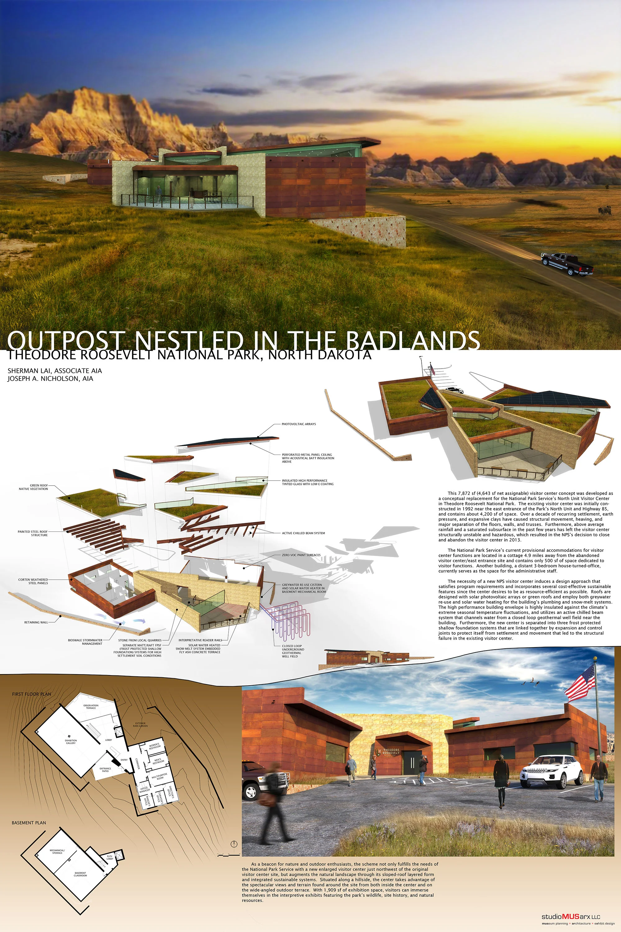 SELECTED 2015 ANNUAL EMERGING PROFESSIONAL EXHIBITION BOARD ( Displayed at the AIA National Headquarters in Washington, DC )