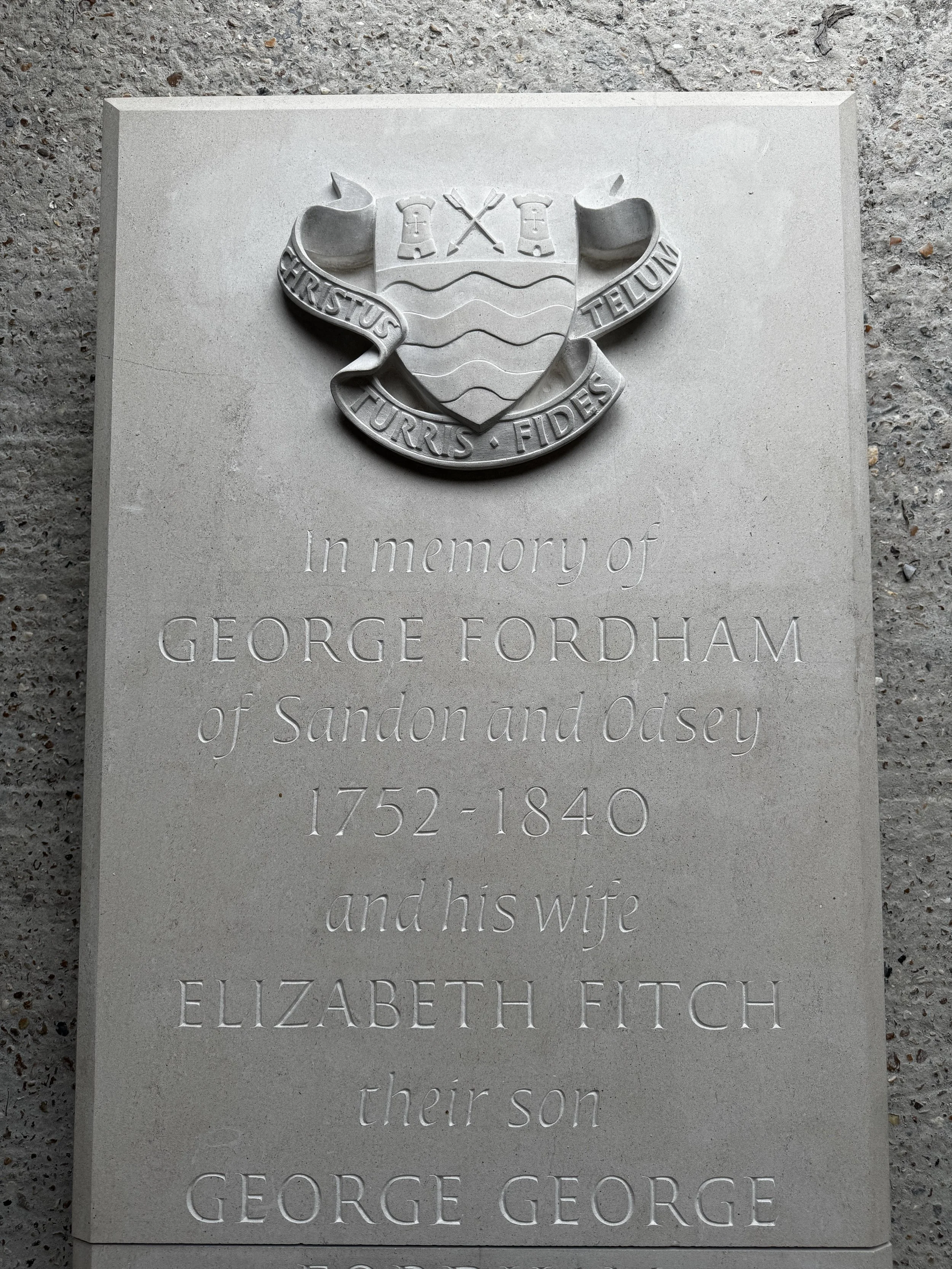 Odsey Burial Ground stone top.JPG