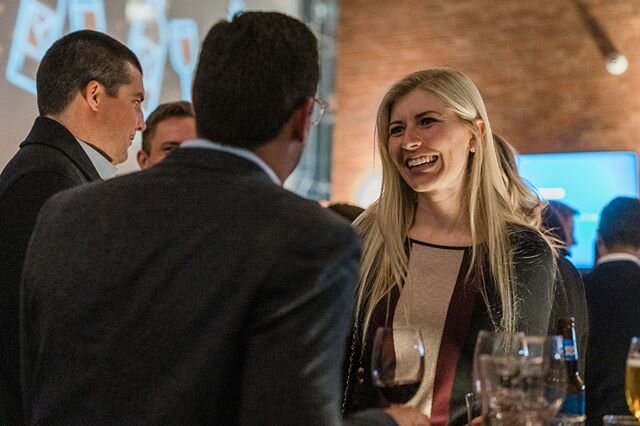 Not only does smiling make it easier for people to connect with you because you are more open and welcoming, but it also helps them remember you -- and your company. Show real interest in what the other person does and ask questions before talking ab