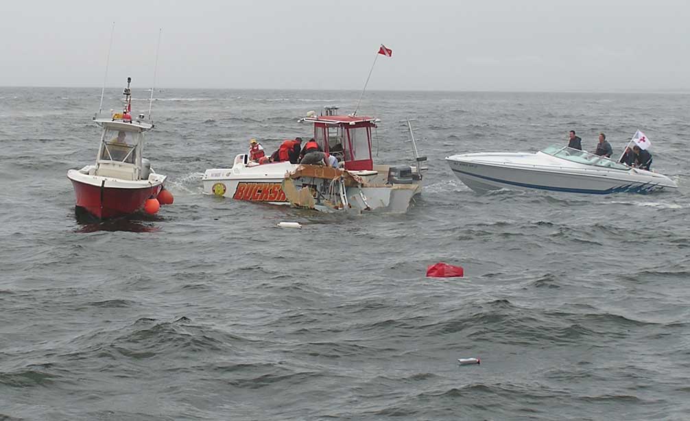 Copy of Disintegrated Race Boat (Photo by Rick Veit)