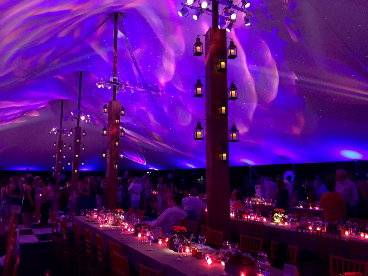 Tent Lighting for Weddings & Events!