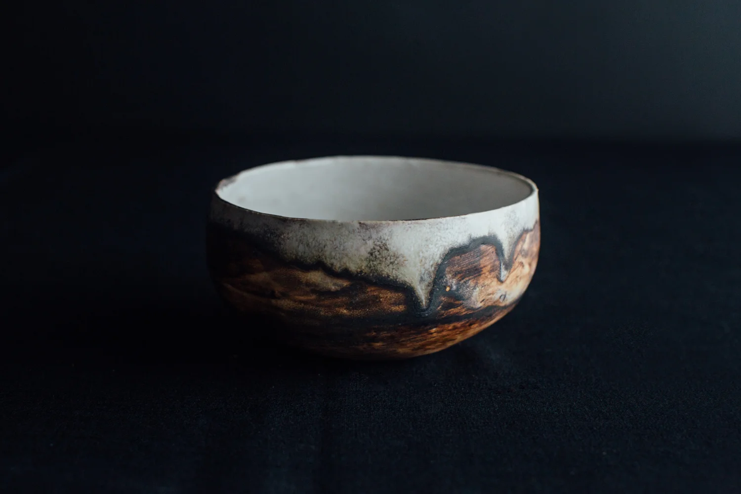 Ceramic Wooden Gloss Bowl