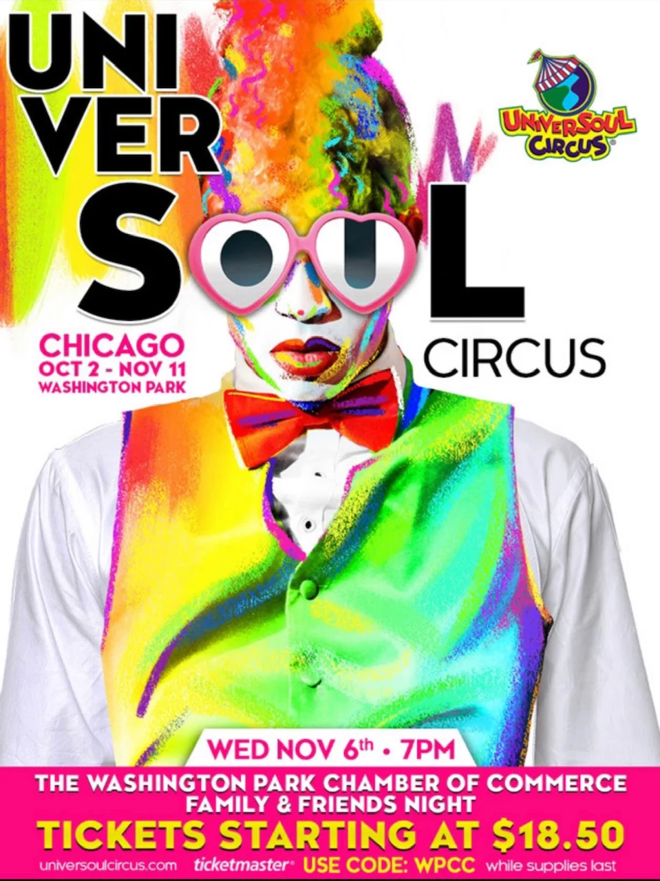 Washington Park Chamber of Commerce Friends & Family Night At UniverSoul Circus