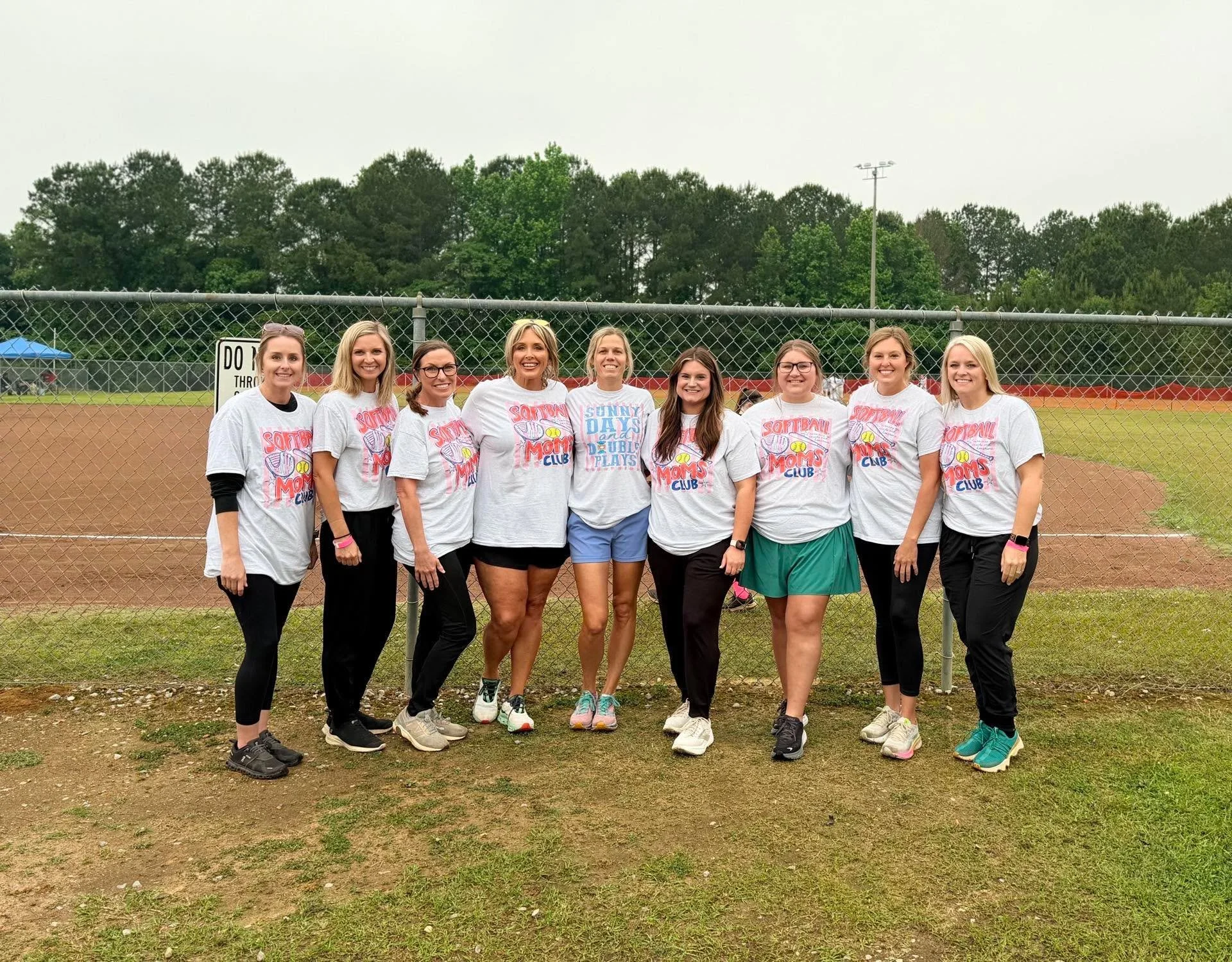 Ol coach Adam is making  the moms coach the first 3 pool play games for our Mothers Day tournament today! He said we have a lot of opinions from the sands so we should do just fine🤣
The men are sitting the bleachers today￼🤣
Wish us luck!! ￼ 🥎💪🏻?