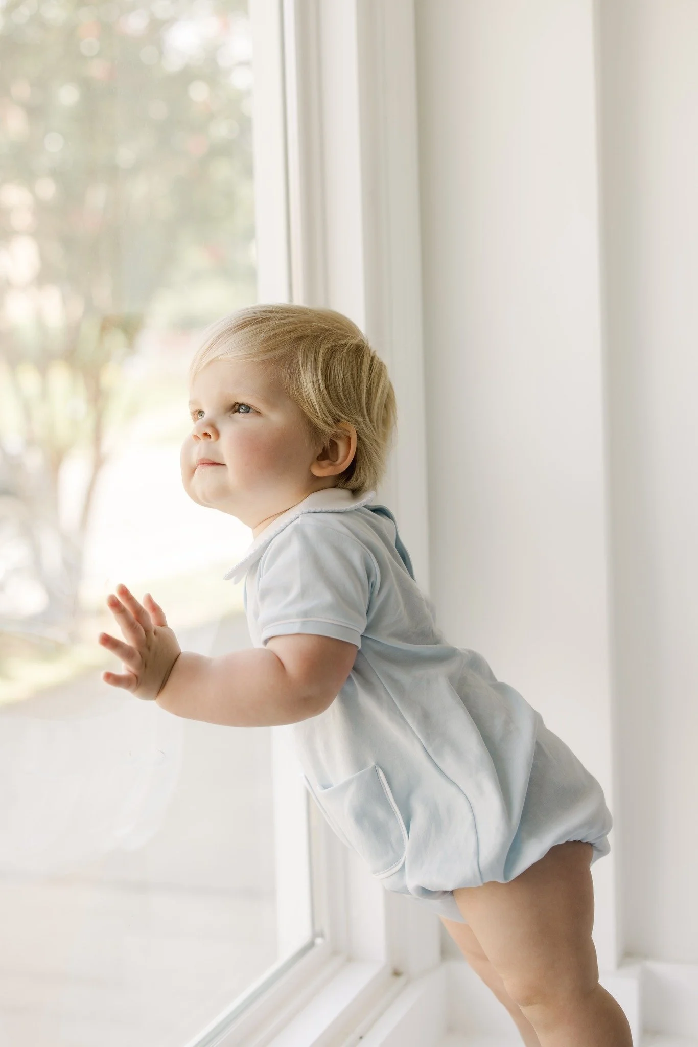 This window in my studio is a favorite for the little ones to stand in and do photos!