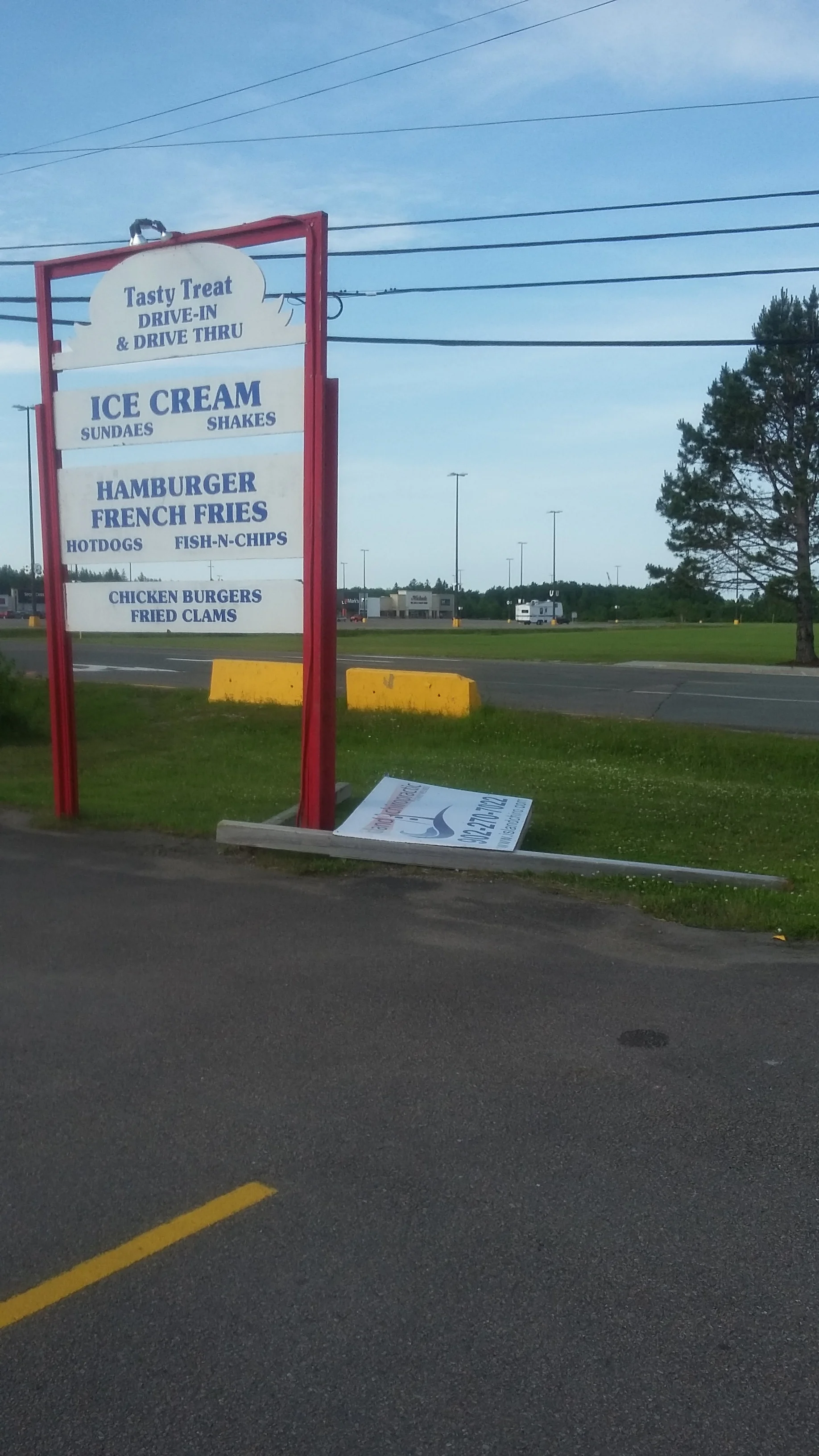 Road Sign Wiped out