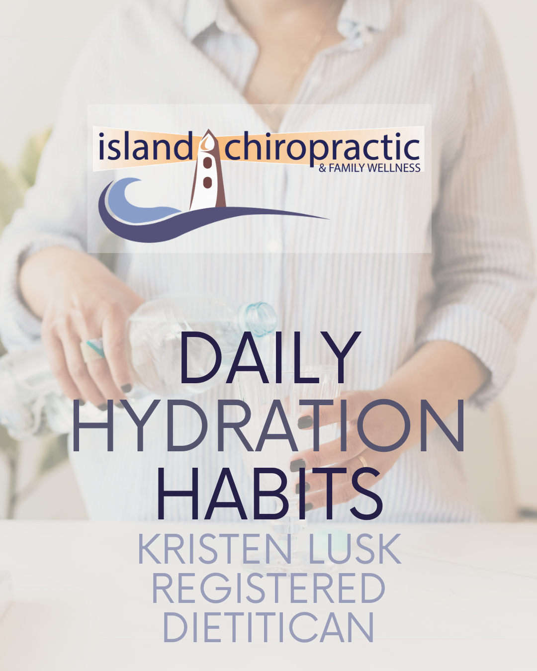 Hydration tips from Registered Dietitian Kristen Lusk 