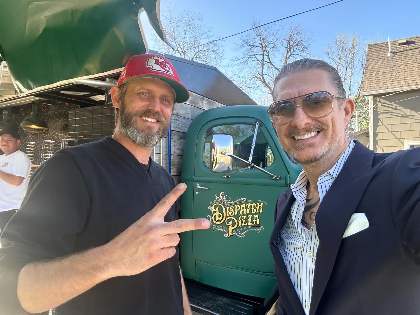 One bite of Dispatch Pizza and you&rsquo;re walking down the cobbled streets of Italy! Absolutely delicious! And the owner, Jeremy Long, is a super cool dude! #caterer #kc #kcpizza #Pizza #italianpizza