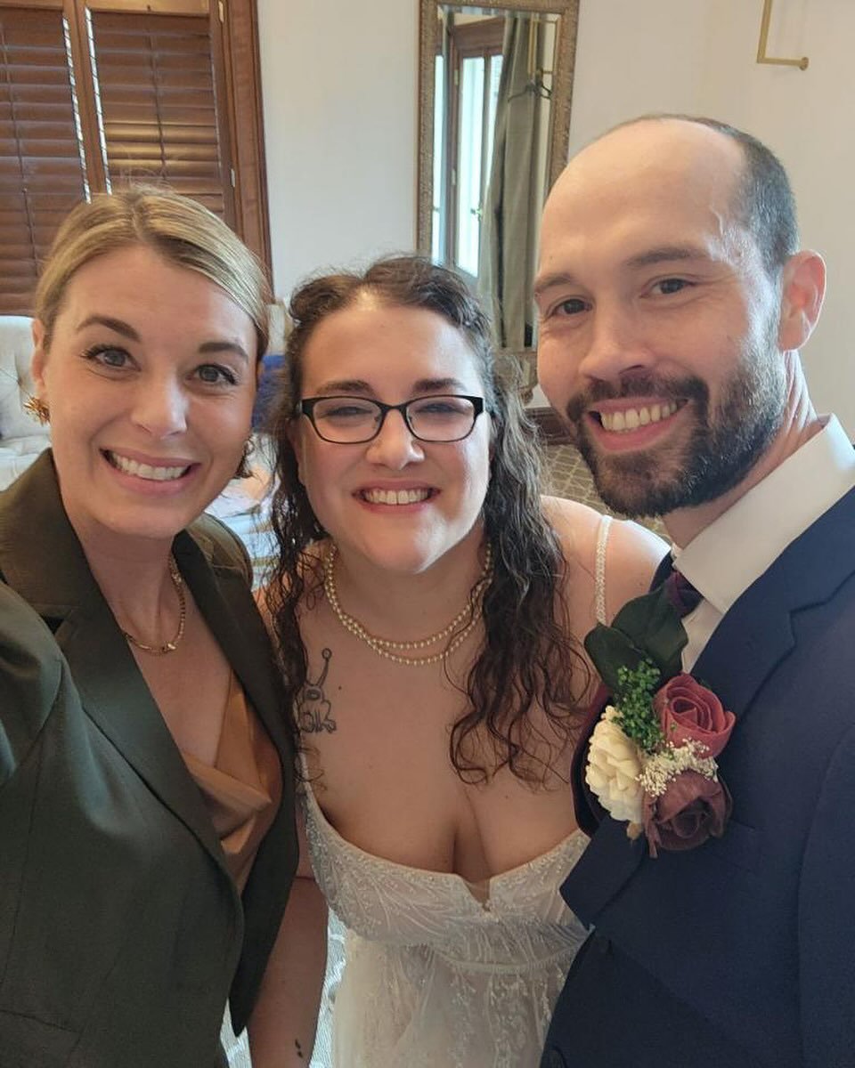 Congratulations to William &amp; Alex, Officiant Mollie got them legally married! Woot woot!