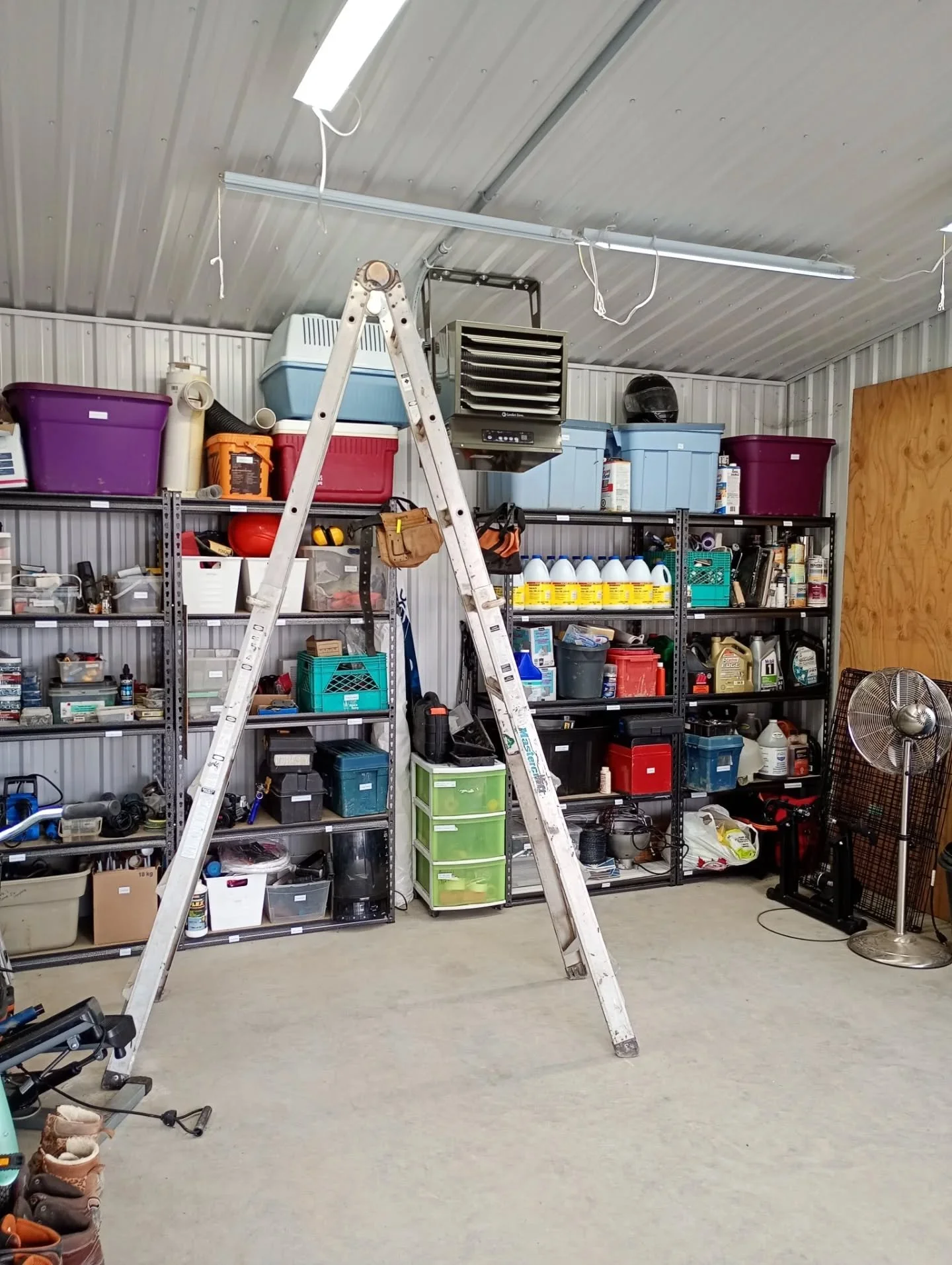 It's not that you're not capable of organizing, but let's be real- who has the time? 

This client moved in, set up shelving and then life got busy and their garage got messy. After a quick consultation, I came in, utilized their shelving and gave ev
