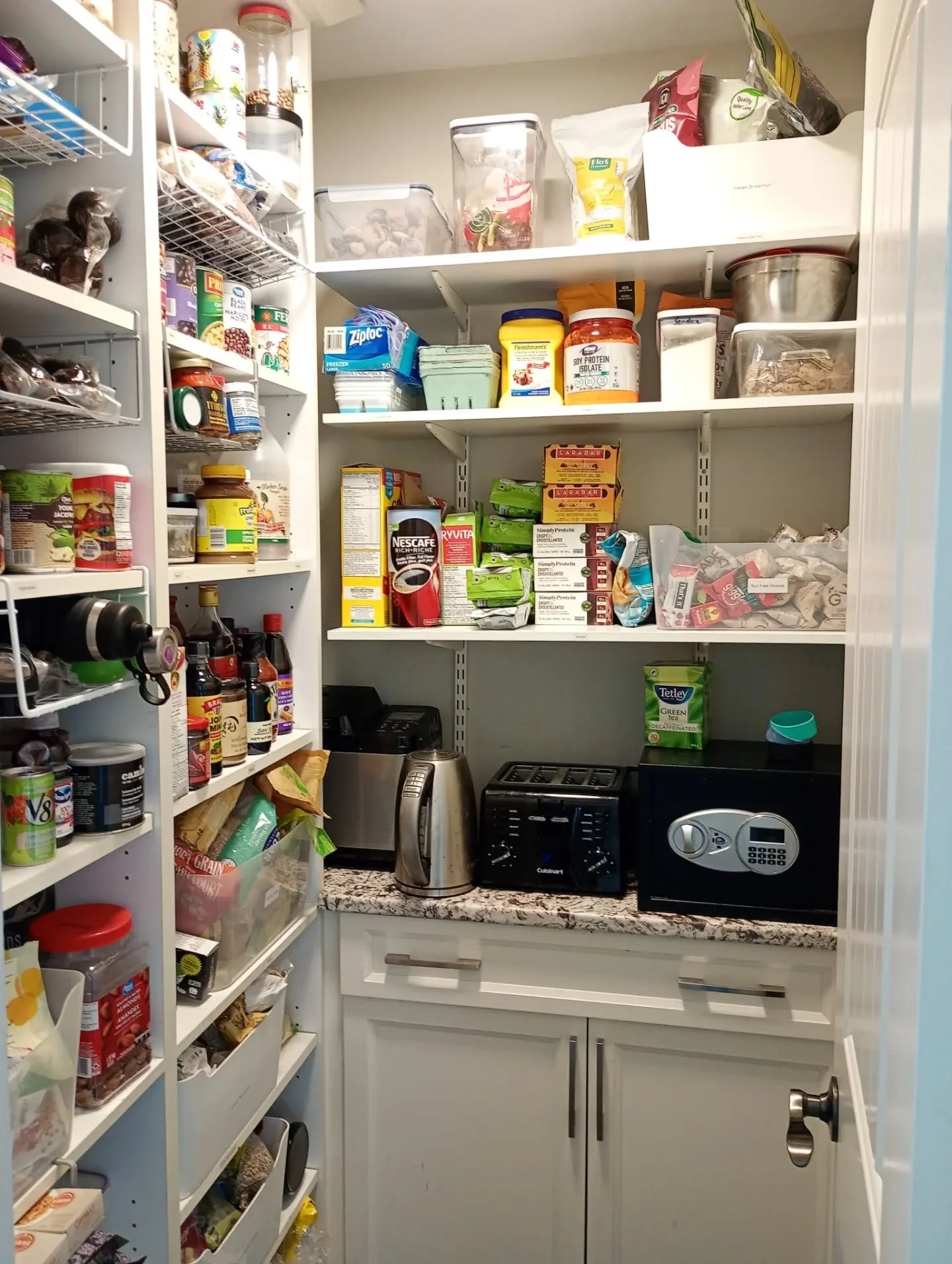 Proof that small changes make a huge impact.
This client had dreamt of a more functional pantry, and all it took was adding a few shelves and a lot of labels to better utilize the space and make a clear home for everything. 

This year  do yourself a