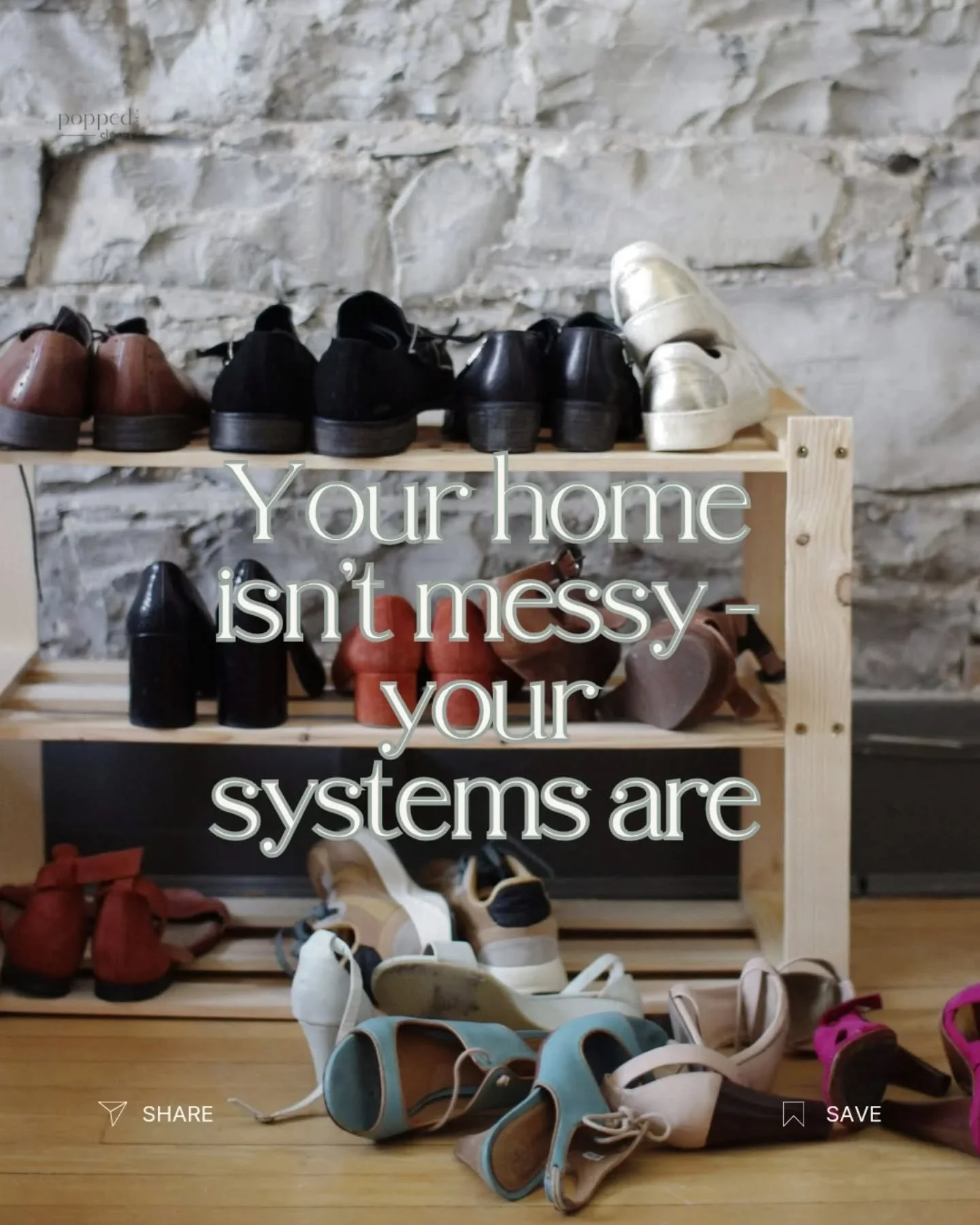 If it feels like you&rsquo;re constantly tidying but nothing ever sticks, you&rsquo;re not doing anything wrong.

Most homes don&rsquo;t need more effort,  they need systems that work with real life, not ideal routines.
The mess usually returns to th