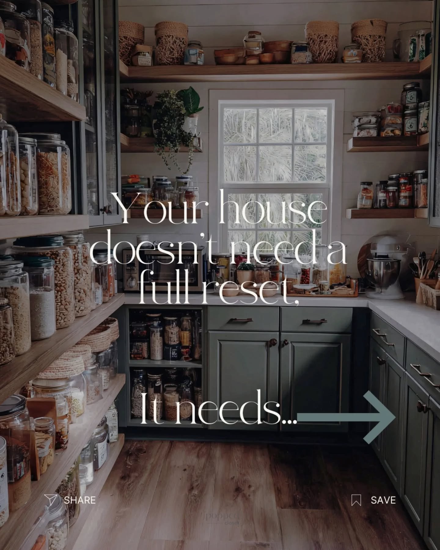It doesn&rsquo;t need perfection.
It doesn&rsquo;t need a total overhaul.

What it really needs is rhythm, small habits that are easy to repeat, even on busy days.
Grace matters too.

Organizing should support your life, not add pressure to it.
Save 