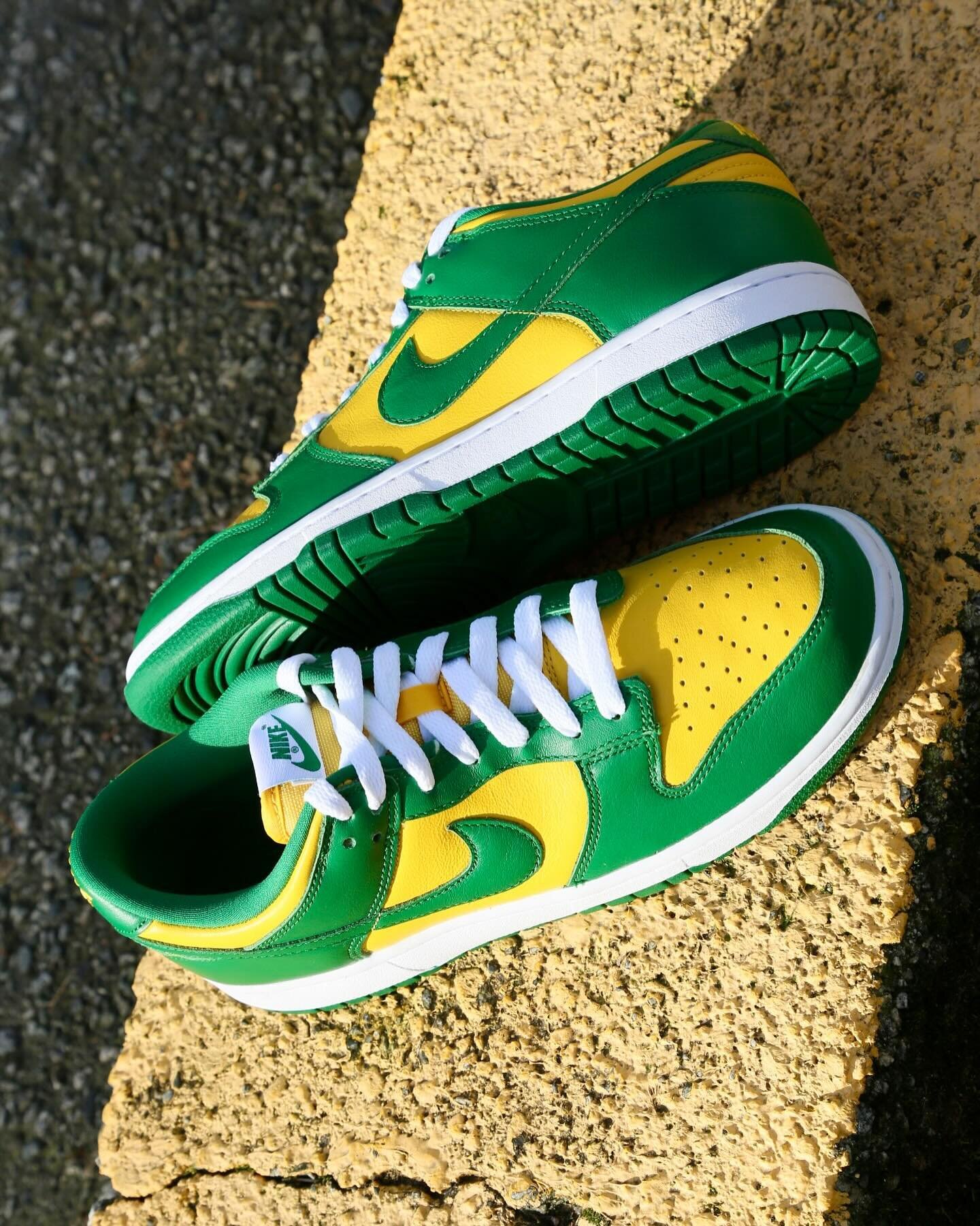 Nike Dunk Low &ldquo;Brazil&rdquo; 

Very Limited Men&rsquo;s Sizing 8 - 13 (No 11.5 Or 12.5) Available 

$150