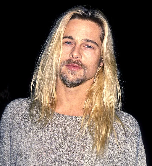 Male Celebrity Hair Inspiration Brad Pitt Sascha Breuer