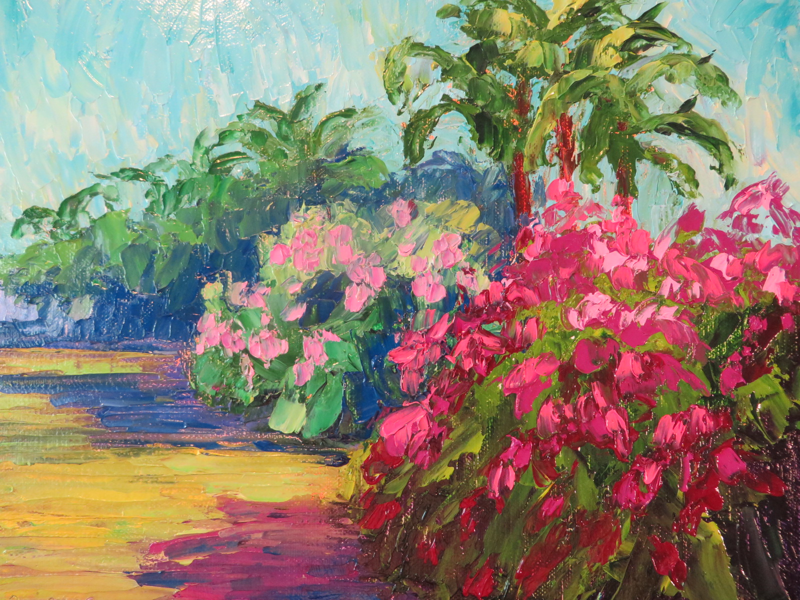 Sanabel Flowers 8 x 10 Oil by Ann McCann ©2015
