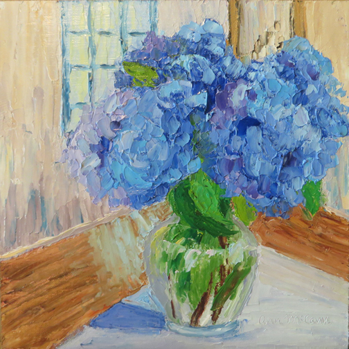 Blue Flower Interior by Ann McCann (c) 2015