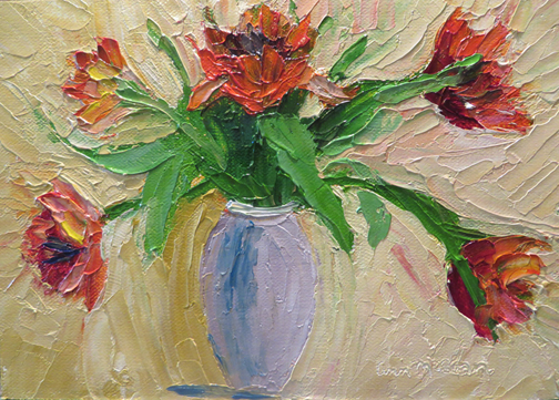 Orange Tulips by Ann McCann (c) 2015