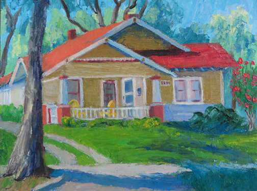 Red Roof Bungalow by Ann McCann (c) 2015