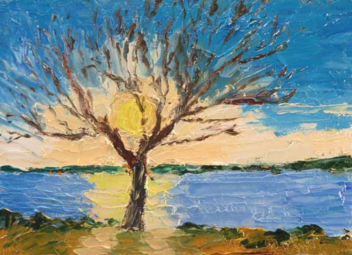 Sunset Tree Skeleton (c)Ann McCann 2016