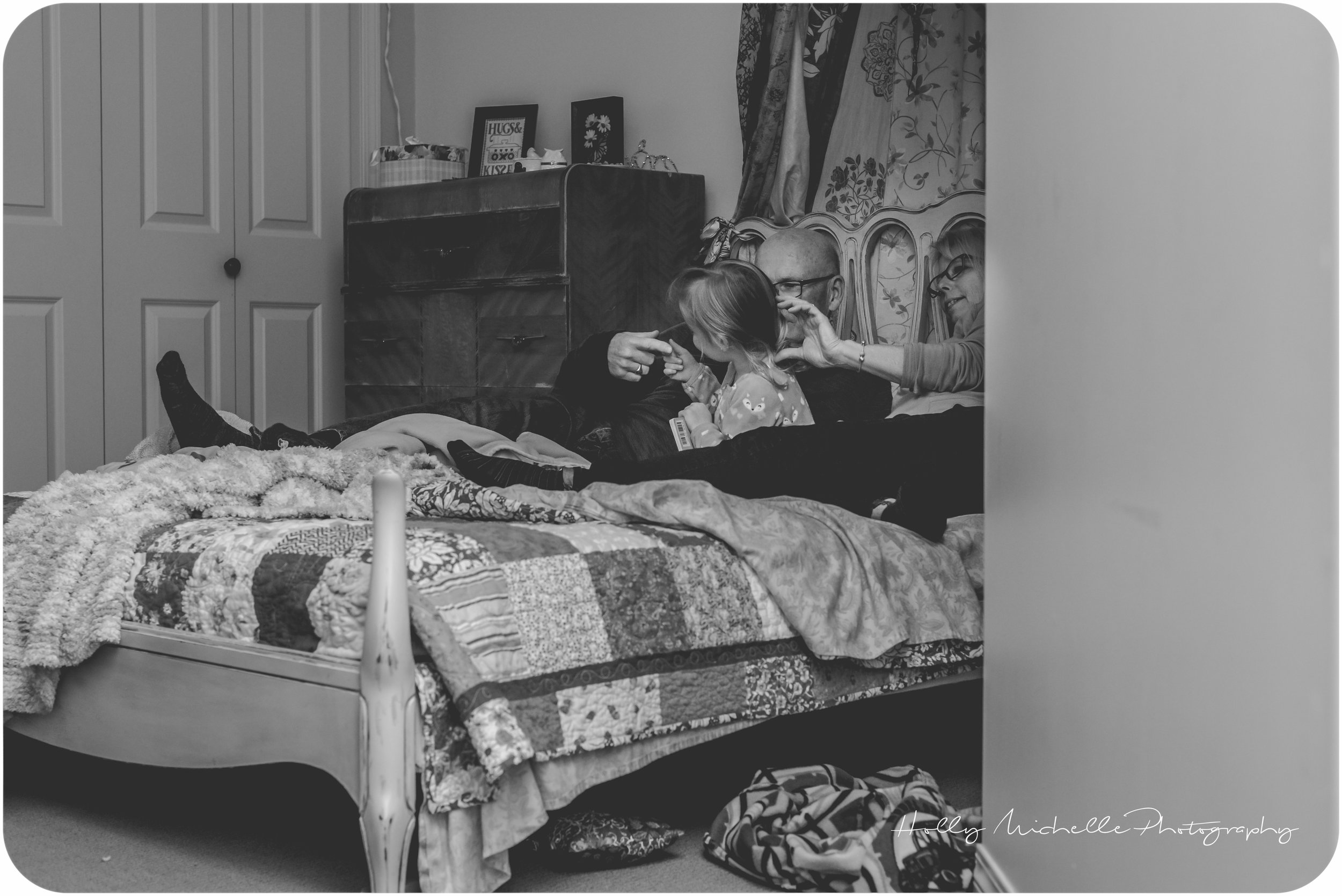 {day 17 cont...} When Nana and Papa tuck you in. She is not short on people who love on her, none of us are. The babies fall to sleep happy and fast. My husband is home, I squeeze him hard. The adults drink wine, tell stories, debate and laugh our asses off. We all catch up.