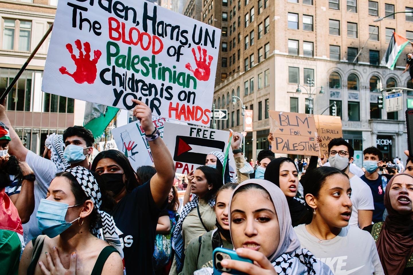  For Palestine. NYC, USA. 2021 