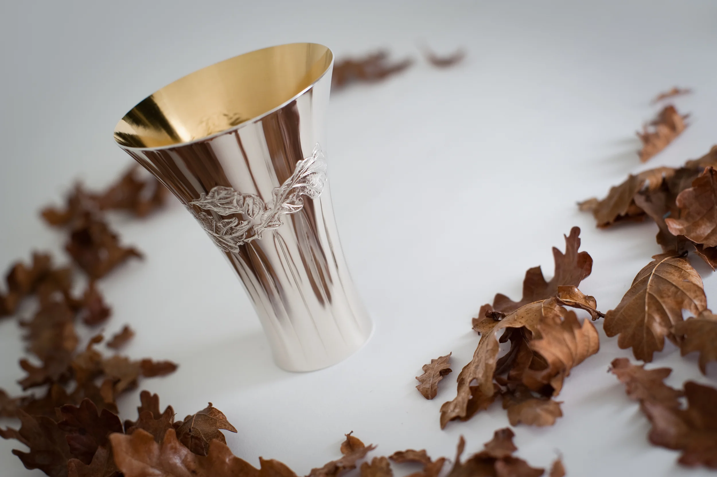 Oak leaf beaker: The Goldsmiths' Collection