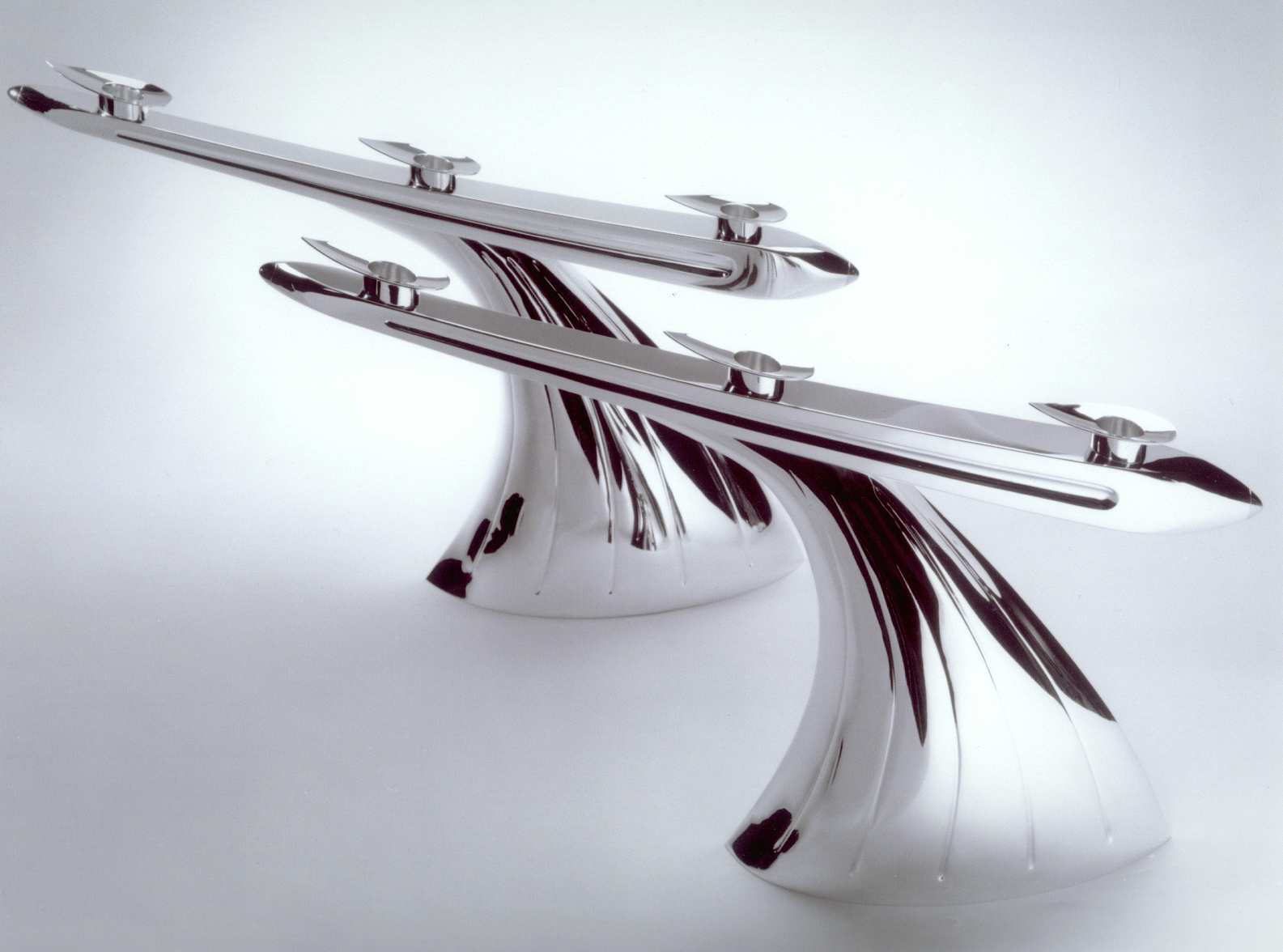 Pair of Candelabra: Worshipful Company of Weavers