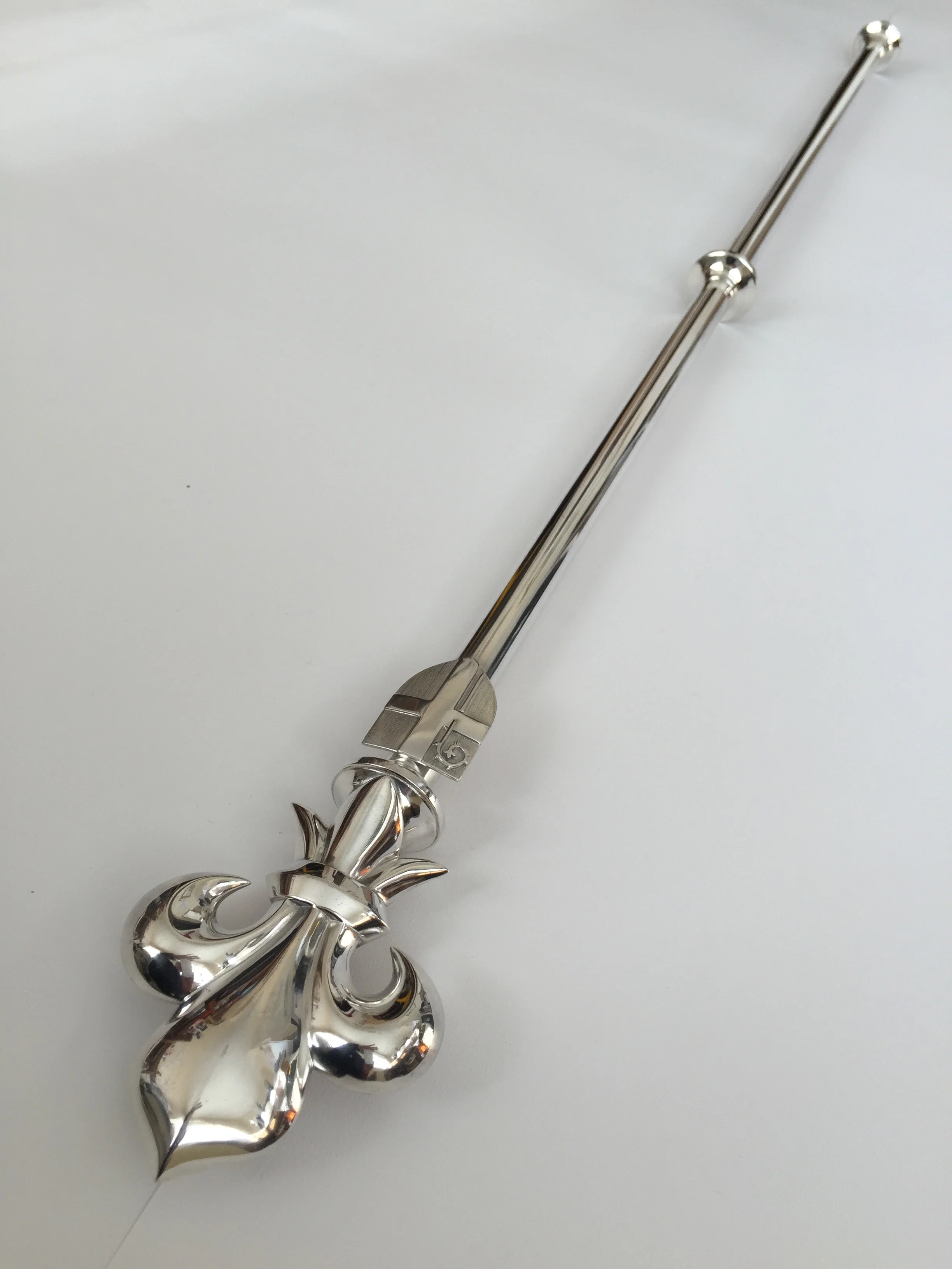 Verger’s staff for Sherbourne Abbey; collaboration with Barry Witmond