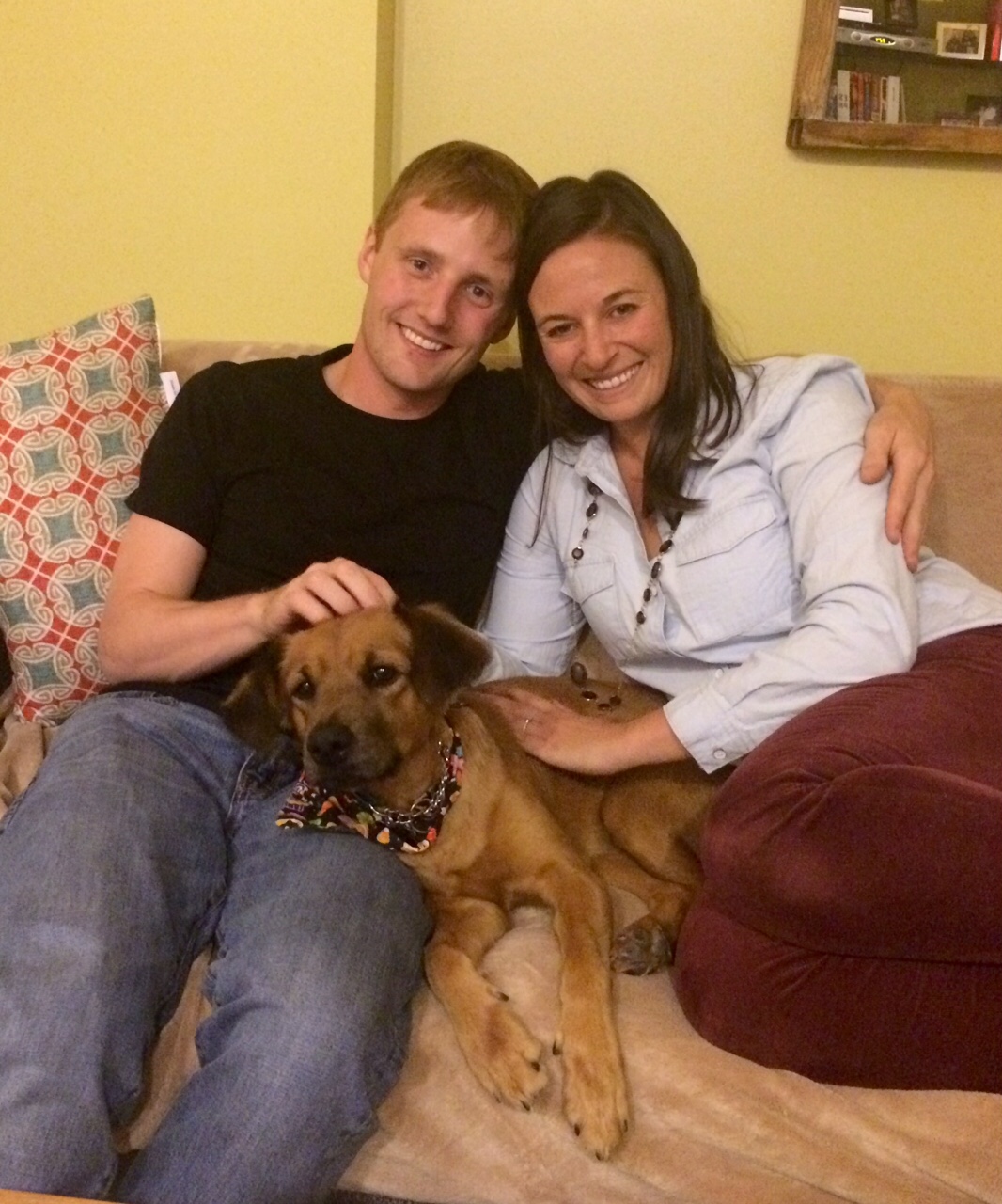 We began fostering Meara just over a month ago, and within days knew she wouldn't be leaving us and found her forever home. She is the sweetest dog to all people and dogs alike, and makes sure to say hi to everyone in the park or along her walks. She is currently becoming our running buddy; but her favorite activities are cuddling or showing off all of her toys. She's an absolute sweetheart, and we are so happy she found a home with us!