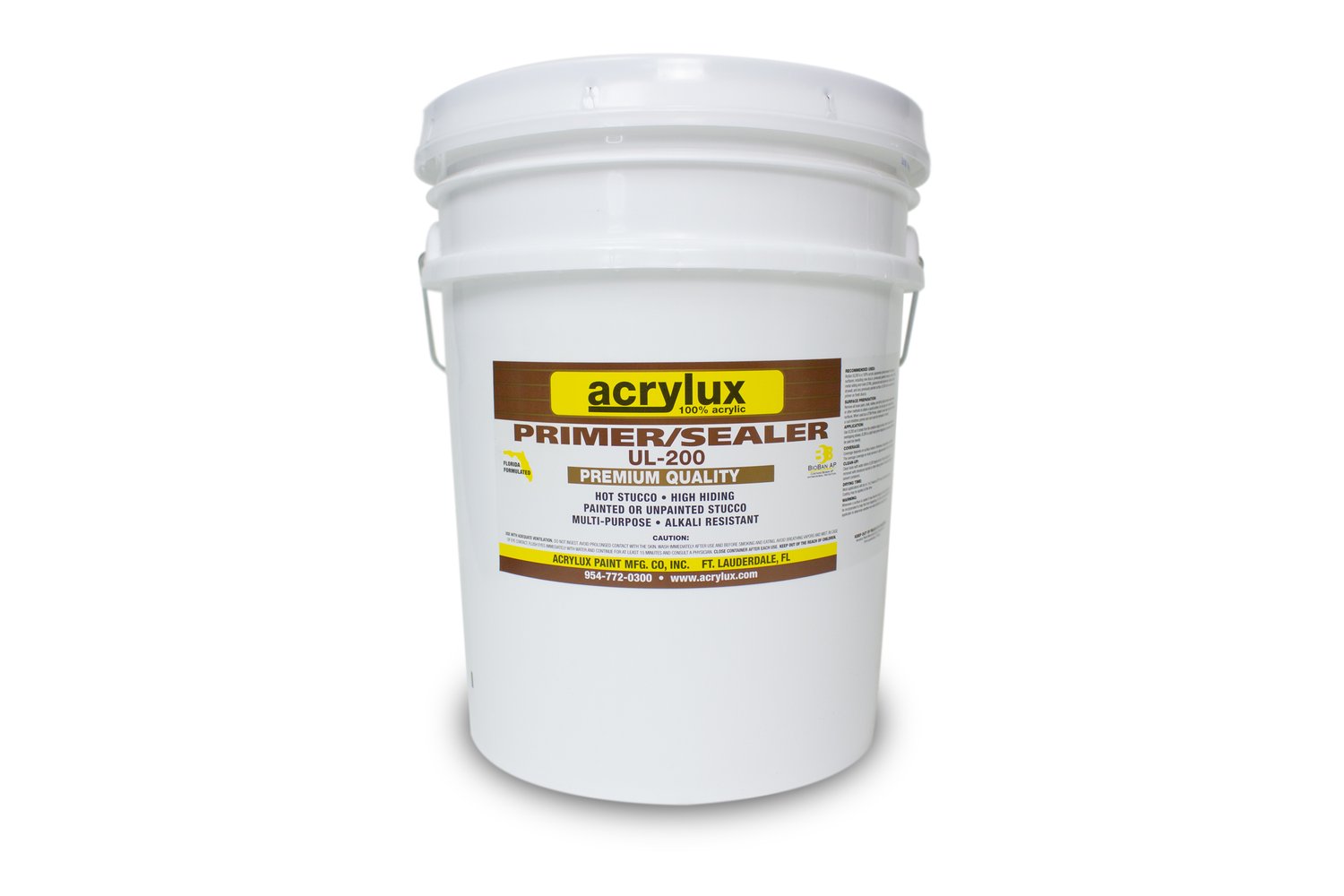 UL-200 Pigmented Concrete and Masonry Primer — Acrylux Paint