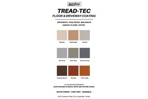 Tread-Flex Textured Waterproof Floor Coating — Acrylux Paint