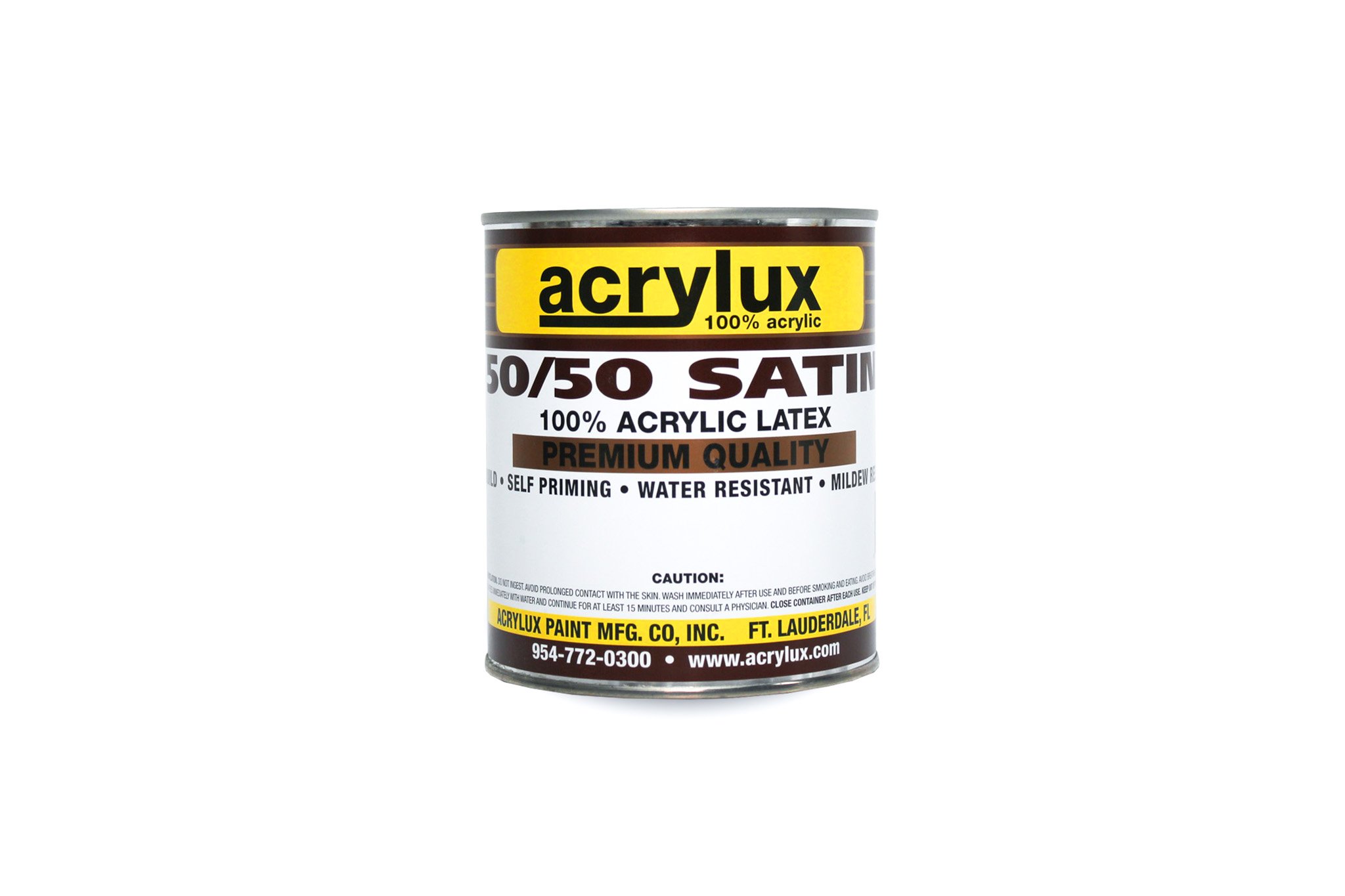 50/50 Satin Exterior Wall Paint — Acrylux Paint